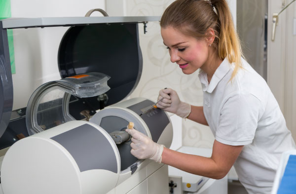 CEREC in-house 5 Axis Milling in Lynnwood